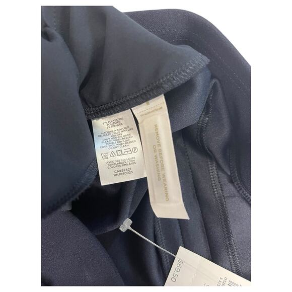 New Loft Pants Womens Small Blue Pull On Jogger Dress Career Business Casual - Picture 10 of 12